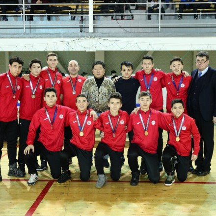 «Кайрат» U-19 был награжден золотыми медалями за победу в чемпионате Казахстана